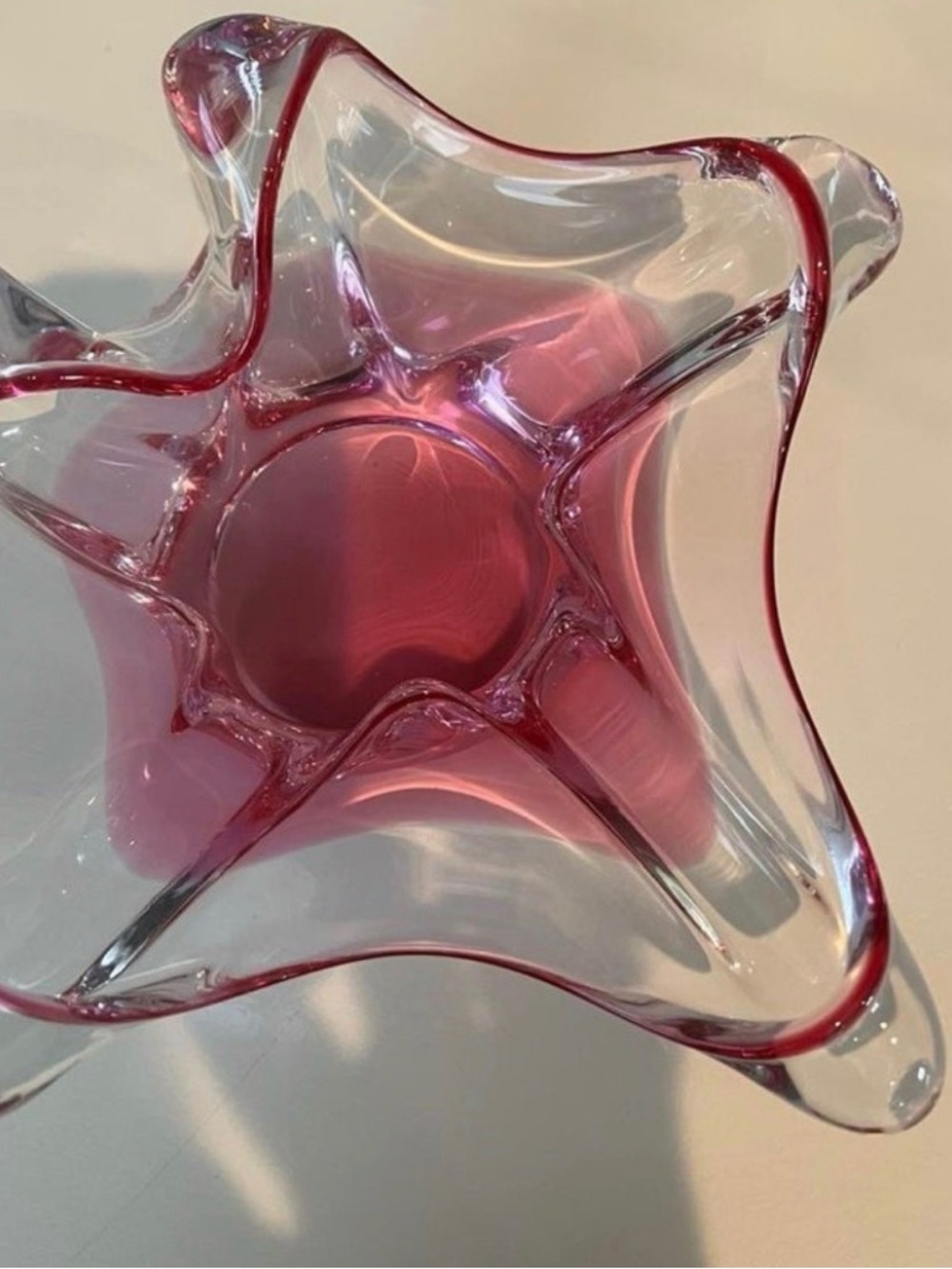 Vintage Chribska Art Glass Bowl: most likely Josef Hospodka Czech 1960’s - Picture 2 of 7